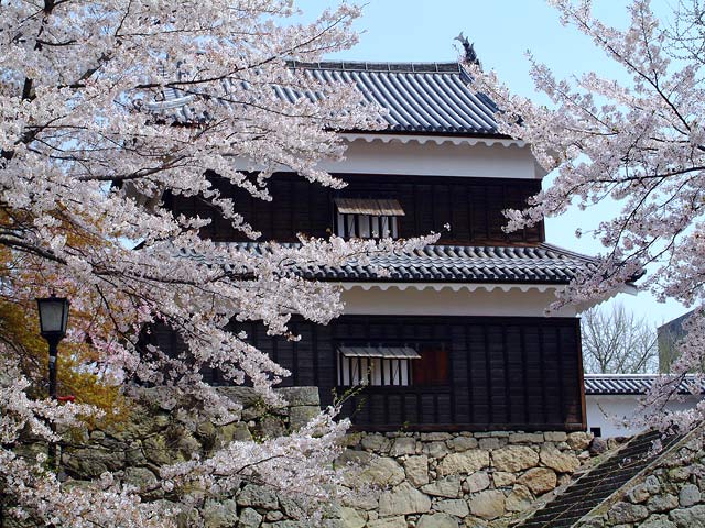 真田昌幸が築いた上田城の櫓(運営者撮影)